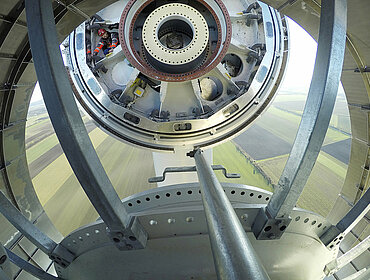 Montage Windpark Trautmannsdorf