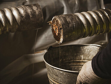 Reparatur eines 380-kV-Erdkabels