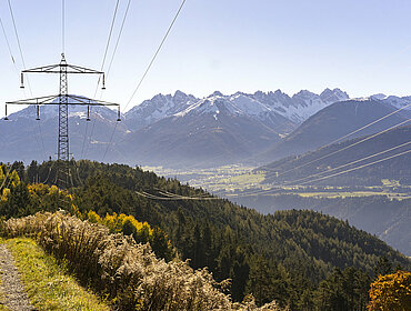 Strommast in Tirol