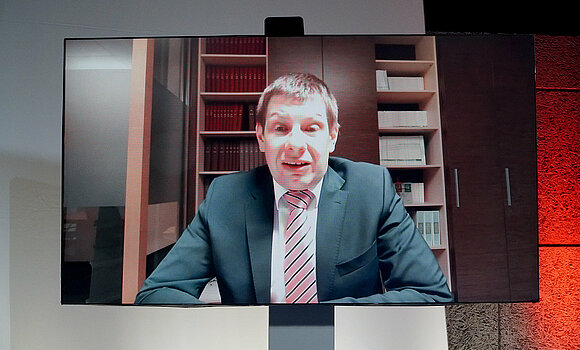 Christoph Maurer beim Oesterreichs Energie Trendforum am 25.2.2021
