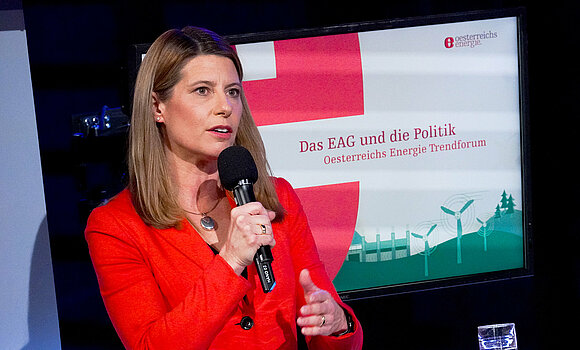 Barbara Schmidt beim Oesterreichs Energie Trendforum am 3. Dezember 2020
