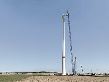 Errichtung eines Windparks